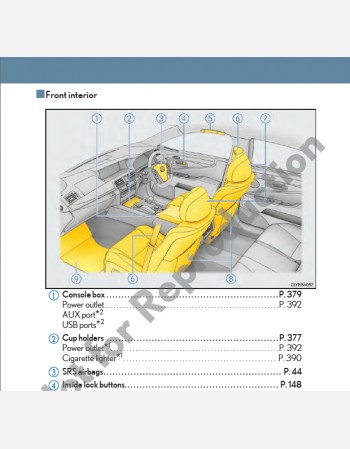 lexus ls 600h 2016-2017 owners manual